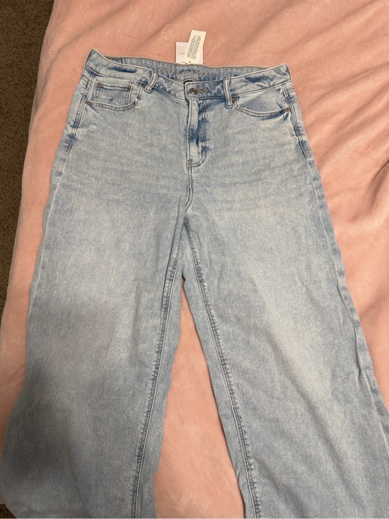 American Eagle Outfitters Denim - American Eagle Outfitters Light Blue Wide Leg Jeans
